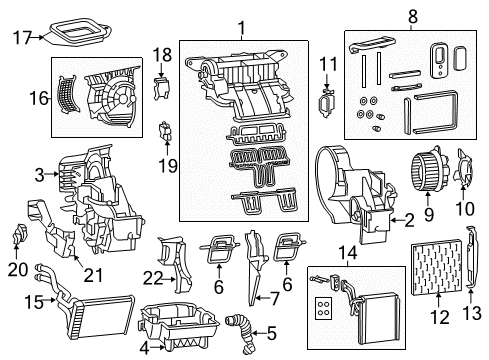 2013 Dodge Dart Air Conditioner Filter-Cabin Air Diagram for 68164981AA