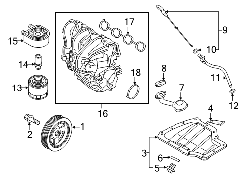 2020 Hyundai Kona Throttle Body Body Assembly-Throttle Diagram for 351002E400