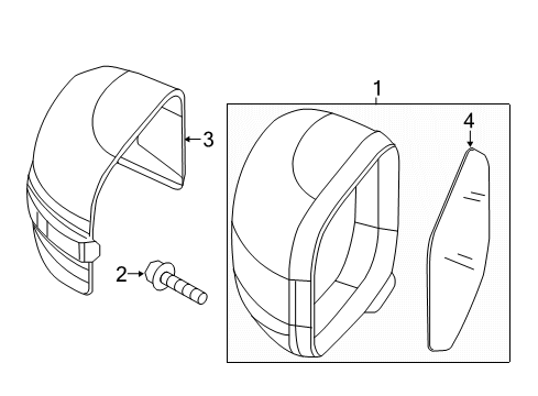 2018 Jeep Renegade Mirrors Mirror Outside Rear View Diagram for 5VY85LXHAA