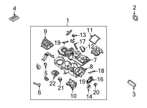 2006 Infiniti QX56 Air Conditioner Pipe - Cooler Diagram for 92460-ZW00A