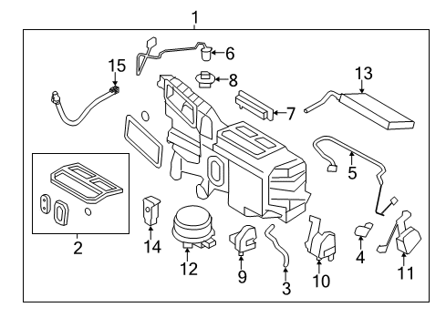 2012 Ford Edge Blower Motor & Fan Wire Harness Diagram for CT4Z-19C603-A