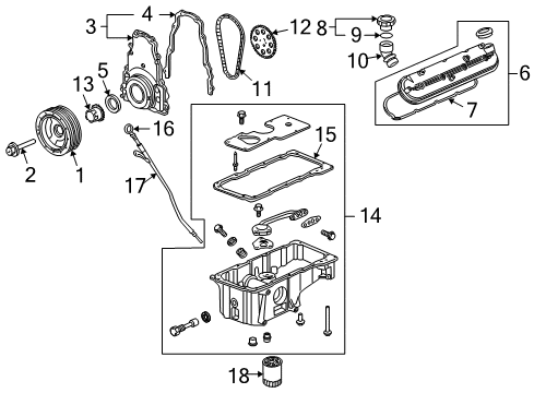 2004 Buick Rainier Filters Indicator Asm-Oil Level Diagram for 12575957