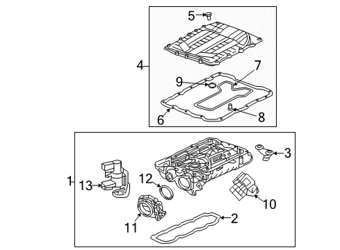 2019 Chevrolet Corvette Supercharger Supercharger Diagram for 12680460