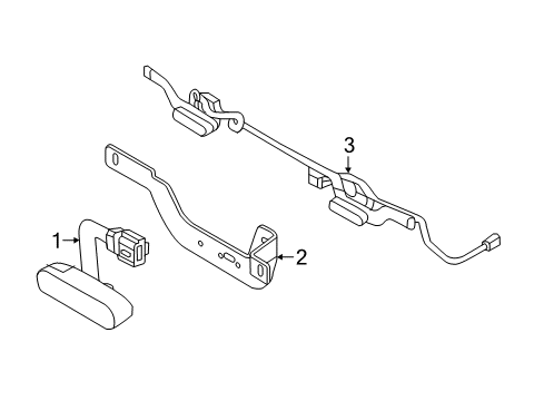 2019 Ford Police Interceptor Utility Front Lamps Flasher Lamp Diagram for GB5Z-15442-A