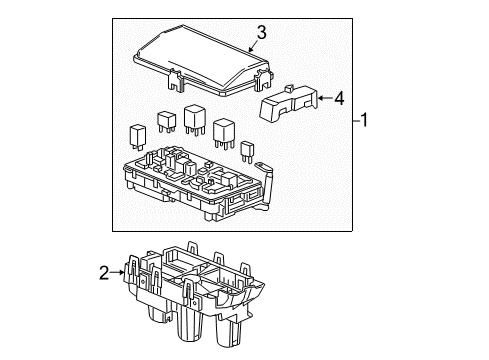 2017 Chevrolet Colorado Electrical Components Junction Block Diagram for 84616962