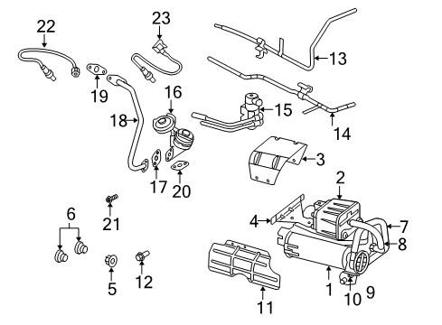 2005 Dodge Ram 1500 EGR System Valve-EGR Diagram for 53032509AN