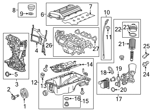 2015 Chevrolet Sonic Senders Fuel Gauge Sending Unit Diagram for 13594081