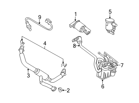 1999 Chrysler 300M Powertrain Control Engine Controller Module Diagram for 4606840AP