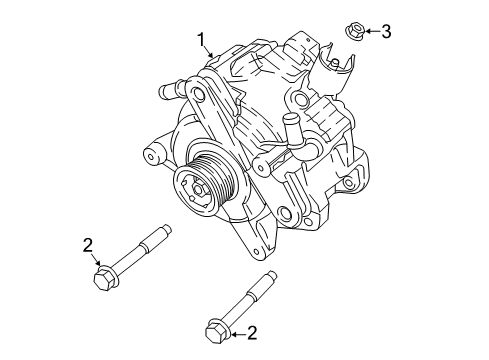2021 Jeep Wrangler Generator & Regulator Generator-Engine Diagram for 56029809AA