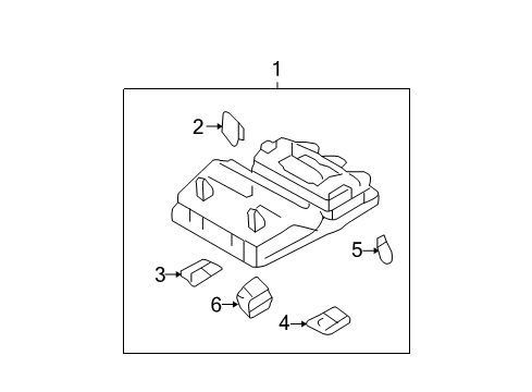 Diagram for 2005 Toyota Solara Sunroof 