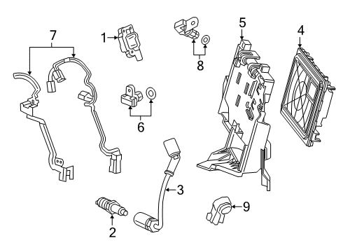 2021 Chevrolet Silverado 1500 Ignition System Wire Diagram for 12697823