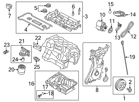 2012 Ford Edge Senders Fuel Gauge Sending Unit Diagram for BT4Z-9A299-A