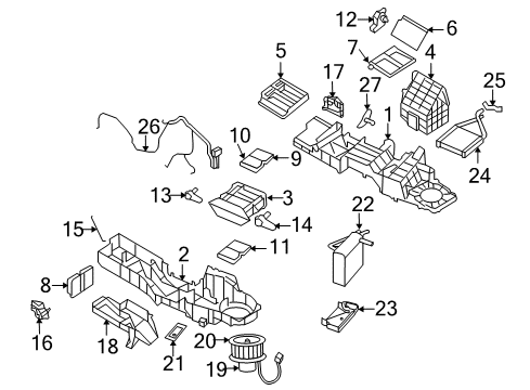 2006 Dodge Ram 2500 Air Conditioner Line-A/C Liquid Diagram for 55055960AD