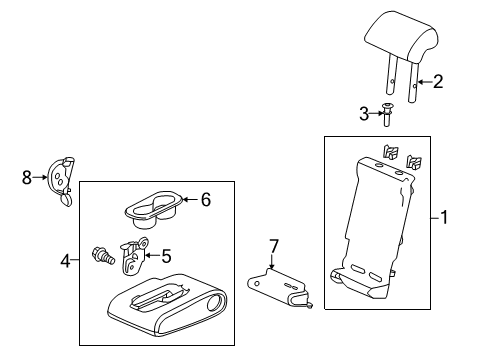 2018 Acura MDX Second Row Seats Panel (Sandstorm) Diagram for 81789-TZ5-A01ZA
