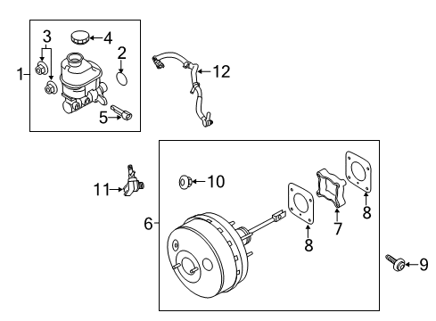 2010 Ford F-150 Dash Panel Components Vacuum Valve Diagram for AL3Z-9C490-C