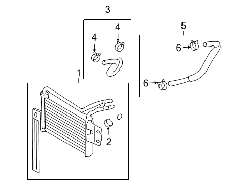 2009 Hyundai Veracruz Oil Cooler Hose Assembly-Oil Cooling Diagram for 25420-3J210