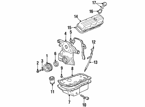 1998 Chevrolet Lumina Powertrain Control Air Mass Sensor Diagram for 19112538