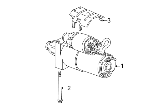 2012 Chevrolet Express 1500 Starter Starter Diagram for 19180530