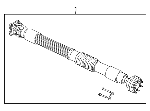 2007 Jeep Wrangler Drive Shaft - Rear Boot Kit-Drive Shaft Diagram for 68400289AA
