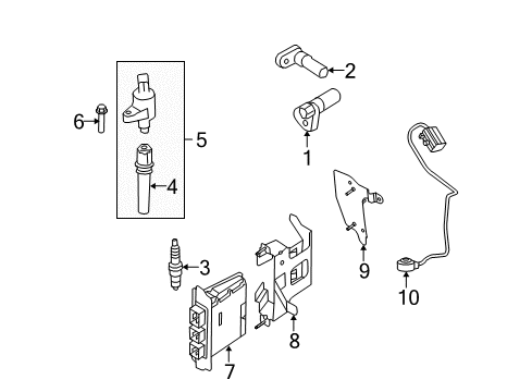 2012 Ford E-350 Super Duty Ignition System ECM Diagram for BC2Z-12A650-ZC