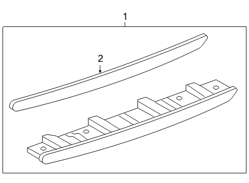 2016 Buick Regal High Mount Lamps High Mount Lamp Diagram for 22756339