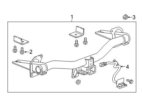 2016 Buick Envision Trailer Hitch Components Wire Harness Diagram for 23454480