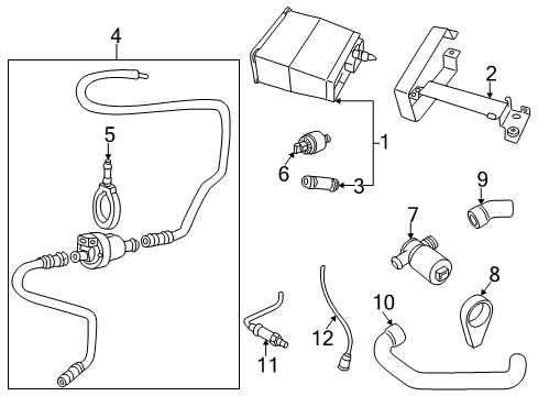 1999 Saab 9-3 Fuel Injection Regulator, Fuel Pressure Diagram for 9118850