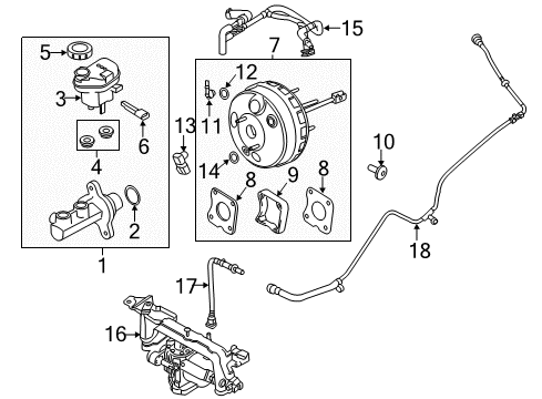 2016 Lincoln MKT Dash Panel Components Vacuum Tube Diagram for DE9Z-9C490-B