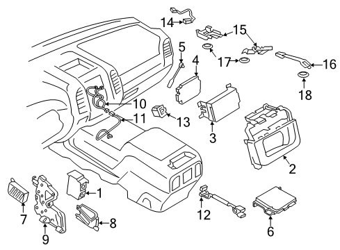 2017 Lincoln Continental Navigation System Satellite Ant Diagram for HR3Z-10E893-ACPTM