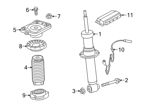 2020 BMW X5 Struts & Components - Rear MULTI-PURPOSE BOLT ASA Diagram for 07146888357
