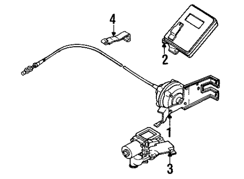 1990 Infiniti Q45 Cruise Control System Control-ASCD Diagram for 18930-60U01