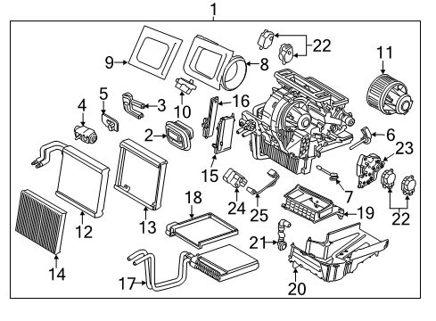 2016 Lincoln MKC Air Conditioner Wire Diagram for FV4Z-14A411-A