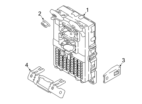 2022 Hyundai Accent Fuse & Relay Relay Assembly-Micro Diagram for 95230-4N000