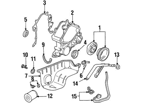 1999 Ford Windstar Powertrain Control Tube Assembly Diagram for XF2Z-6754-AA