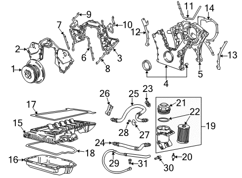 1995 BMW 750iL Filters Engine Air Filter Insert Diagram for 13721720861