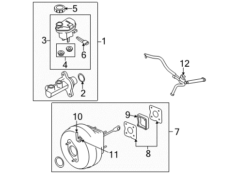 2012 Lincoln MKS Dash Panel Components Cap Assembly Diagram for E9SZ-2162-A