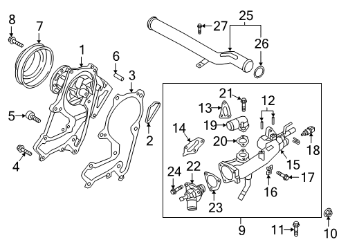 2020 Hyundai Palisade Powertrain Control Engine Control Module Unit Diagram for 39132-3LFN0
