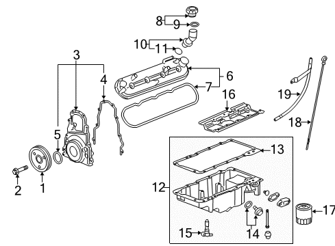 2007 Pontiac Grand Prix Senders Fuel Gauge Sending Unit Diagram for 19152658