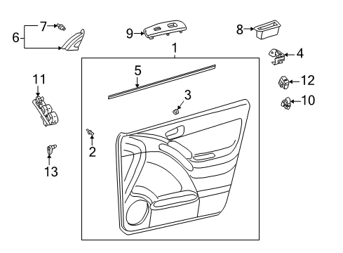 2008 Pontiac Vibe Switches Stoplamp Switch Diagram for 88969670