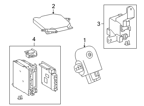 2011 Lexus LX570 Parking Aid Block, COWL Side Junction Diagram for 82733-60394