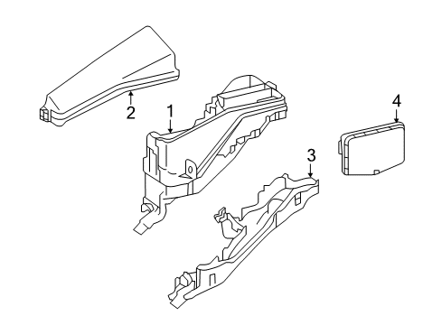 2013 Toyota Camry Electrical Components Junction Block Diagram for 82720-33291