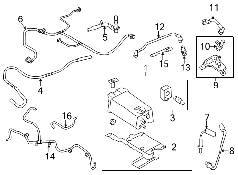 2011 Lincoln MKS Powertrain Control ECM Diagram for BA5Z-12A650-GG