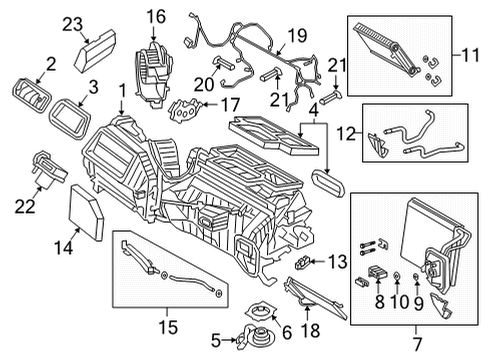 2021 BMW M4 Heater Core & Control Valve COOLANT HOSE, SUPPLY 2 Diagram for 64218088928