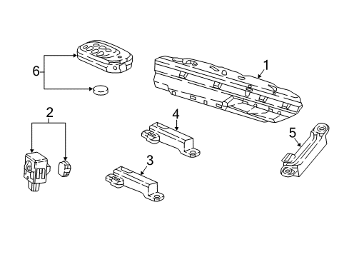 2019 Honda Odyssey Controls - Instruments & Gauges Unit Assembly, Bcm (Rewritable) Diagram for 38800-THR-A41