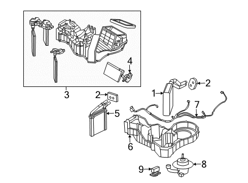 2004 Dodge Viper Air Conditioner Wiring-A/C And Heater Diagram for 5029672AA