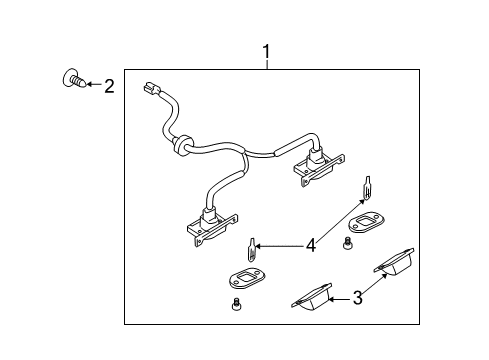 2003 Kia Spectra Bulbs Lens Diagram for MDX5051274