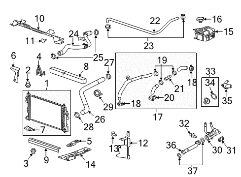 2013 Buick LaCrosse Powertrain Control Upper Oxygen Sensor Diagram for 12616502