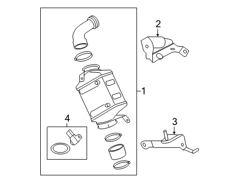2017 BMW X6 Intercooler Support Diagram for 17517848358