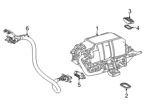 2016 Toyota Mirai Electrical Components Cable Diagram for G9A21-62010