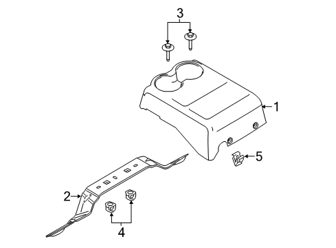 2013 Ford F-250 Super Duty Front Console Cup Holder Diagram for BC3Z-25045A36-AA